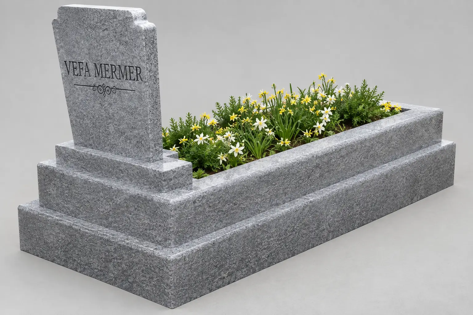Beta Granit 10'luk Blok 15-15 Mezar görsel 3