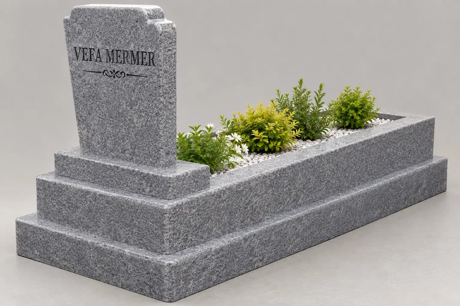 Vefa Mermer G-20 BETA Granit 15-15 Blok Mezar – Elazığ