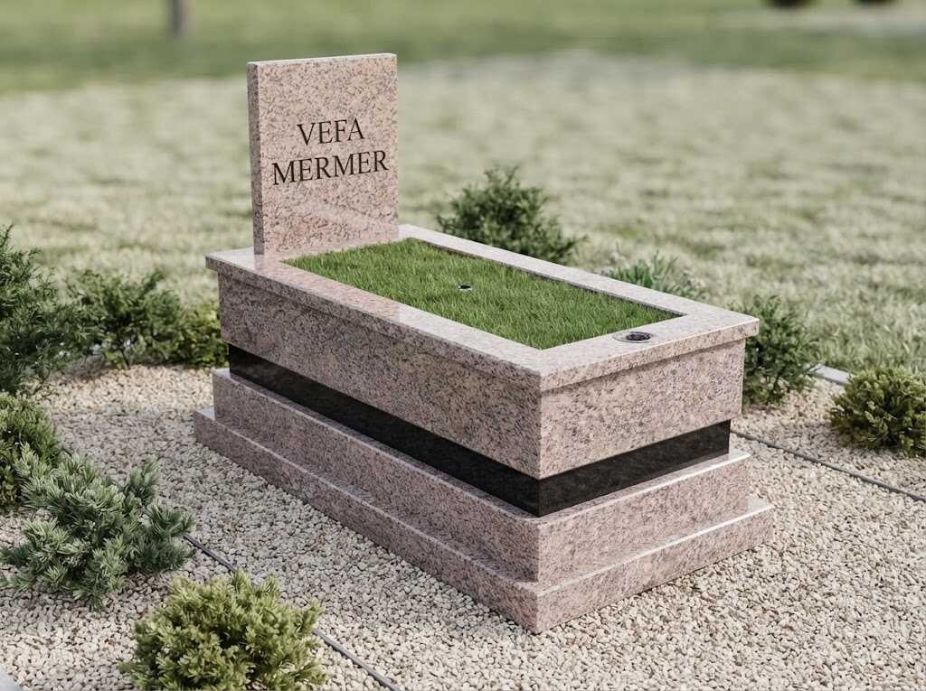 Vefa Mermer G-8 Rosa Gri Granit 20-10-30 Bant Mezar – Elazığ